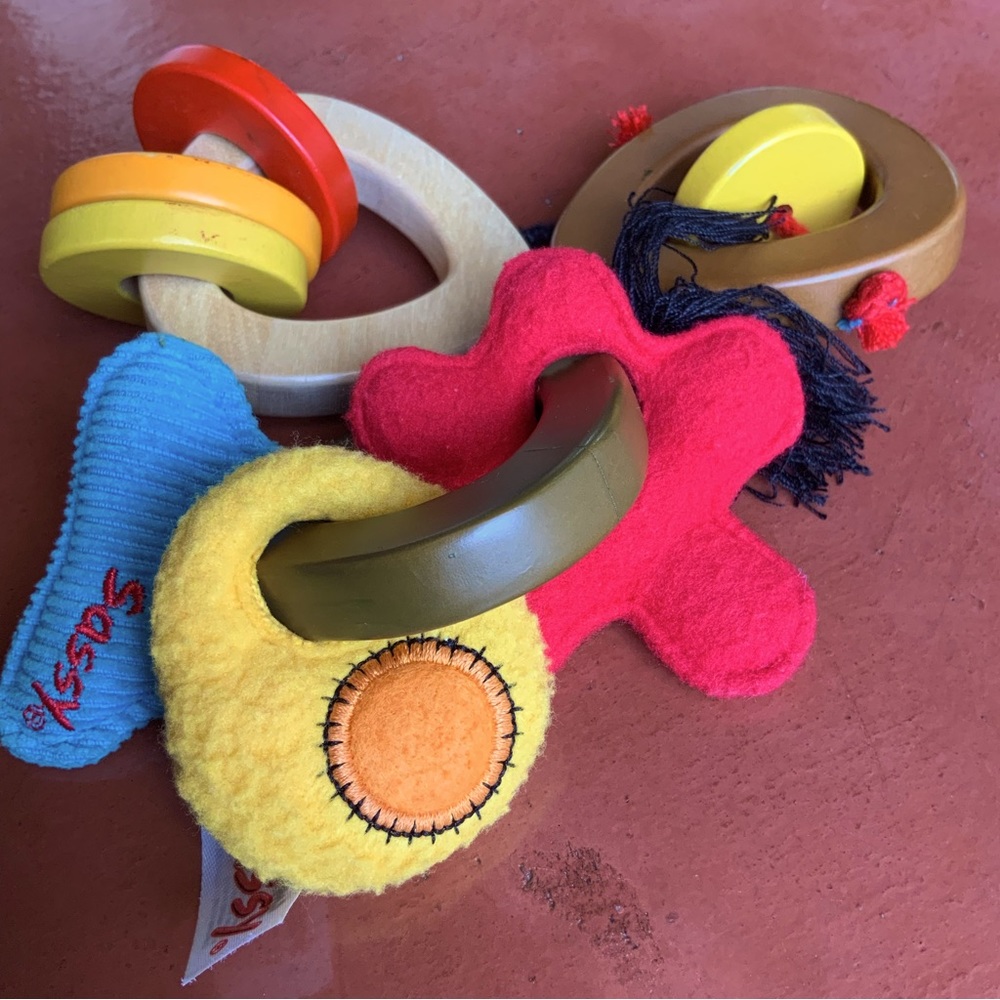 Sassy Multi-Texture Sensory Baby Rattle